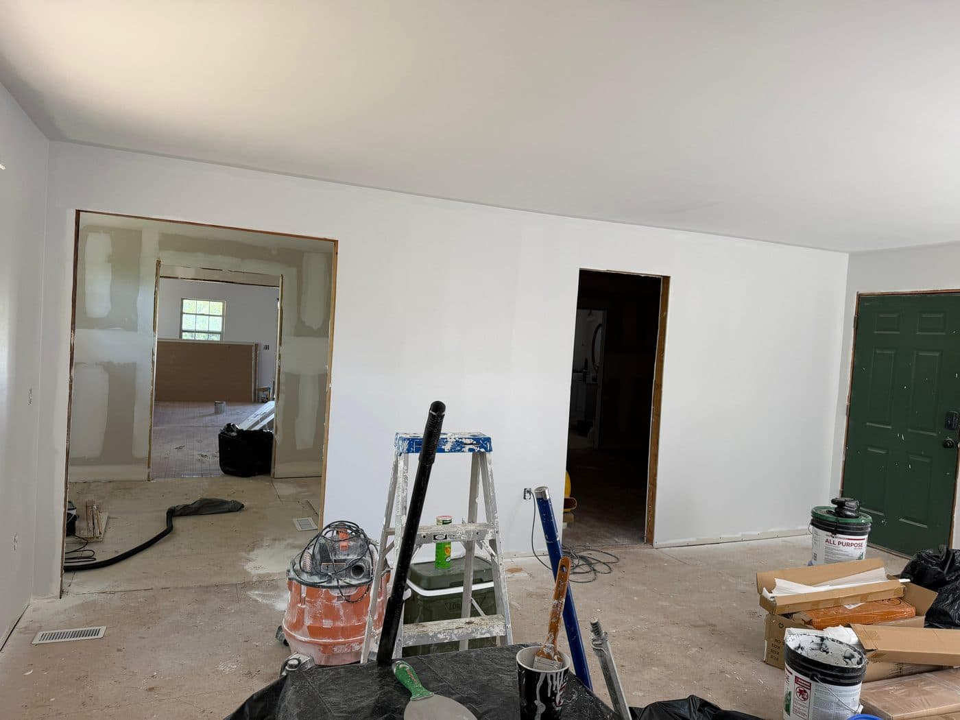 Reparación de drywall — Después