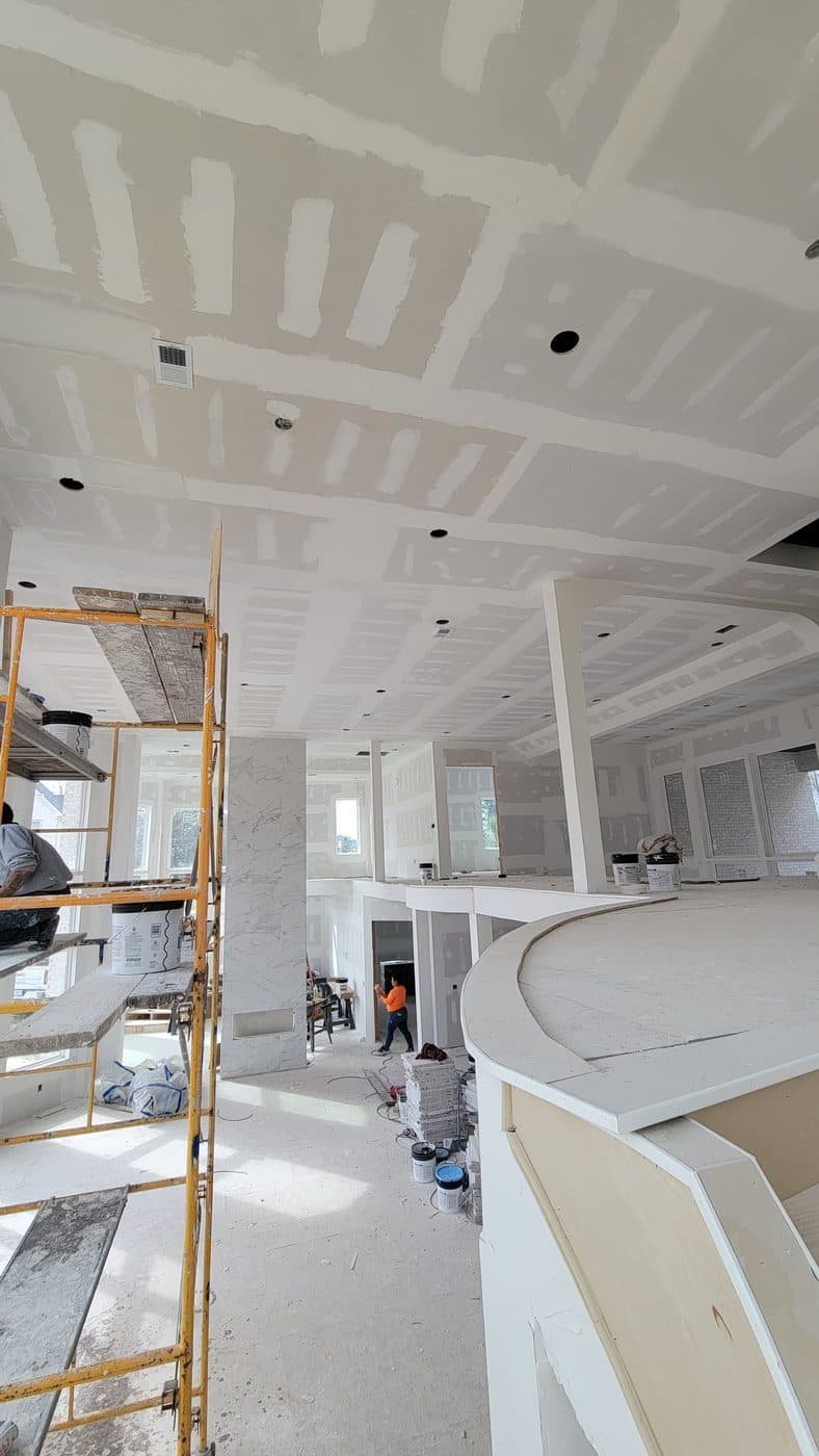 Reparación de drywall — Antes